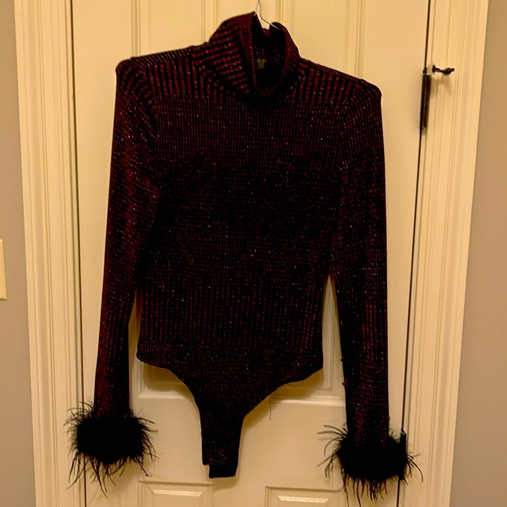 New without tags blue b collection body suit